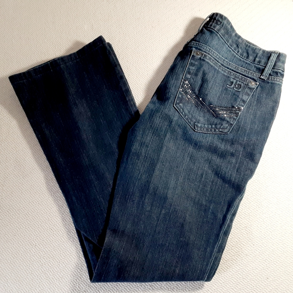 JOE'S JEANS Honey Low-Rise Boot Cut Curvy Dark Blu